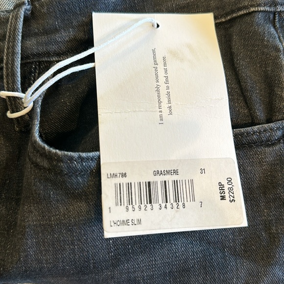 FRAME L'Homme Slim Fit Jeans in Grasmere - Picture 3 of 5